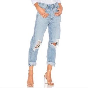Agolde 90s mid rise loose fit jeans fallout 25